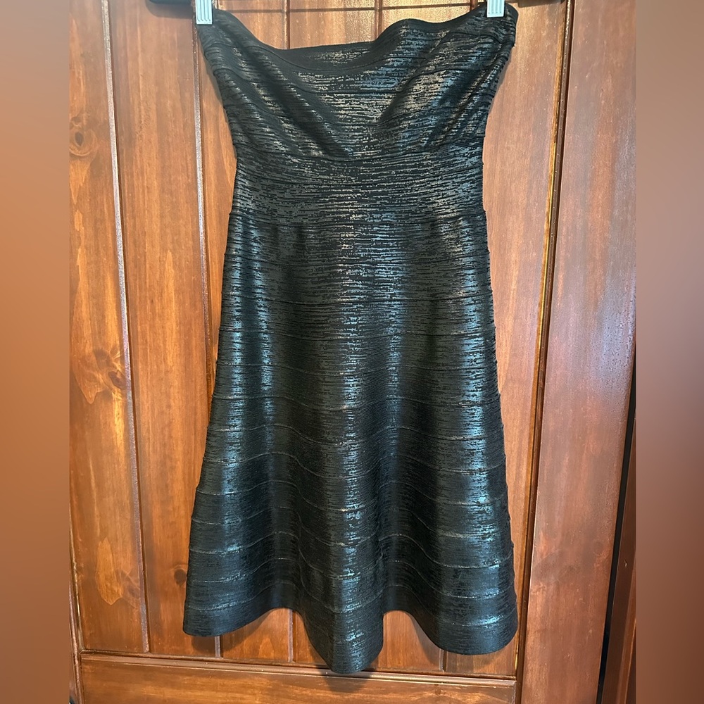 Herve Leger Esther strapless dress
